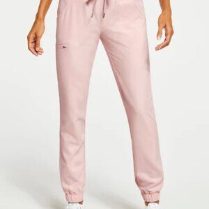 NWT Jaanuu 5-Pocket Essential Jogger Scrub Pants in Blushing Pink Wm Sz M